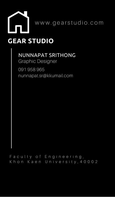 Name Card (University's Homework)